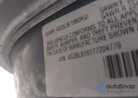 2007 Subaru Legacy 2.5I из США, поврежденный, VIN 4S3BL616177204779